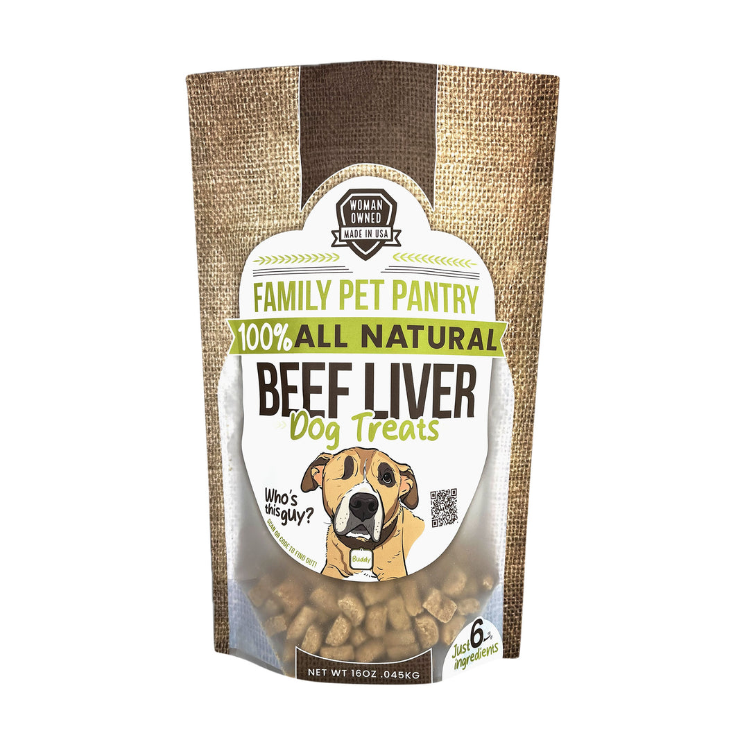 Family Pet Pantry Beef Liver Dog Treats - Mini