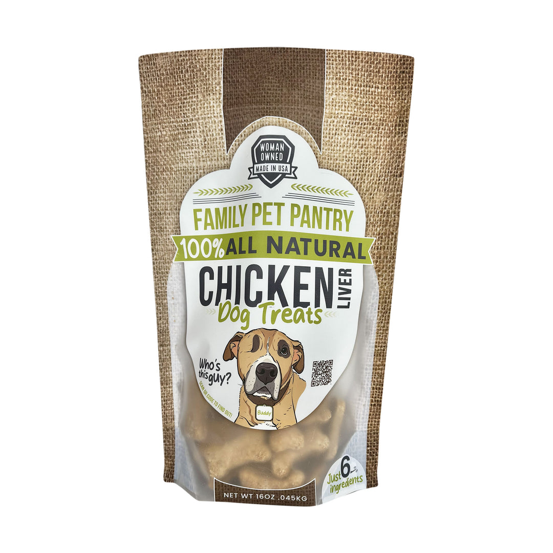 Family Pet Pantry Chicken Liver Dog Treats - Bones Mini
