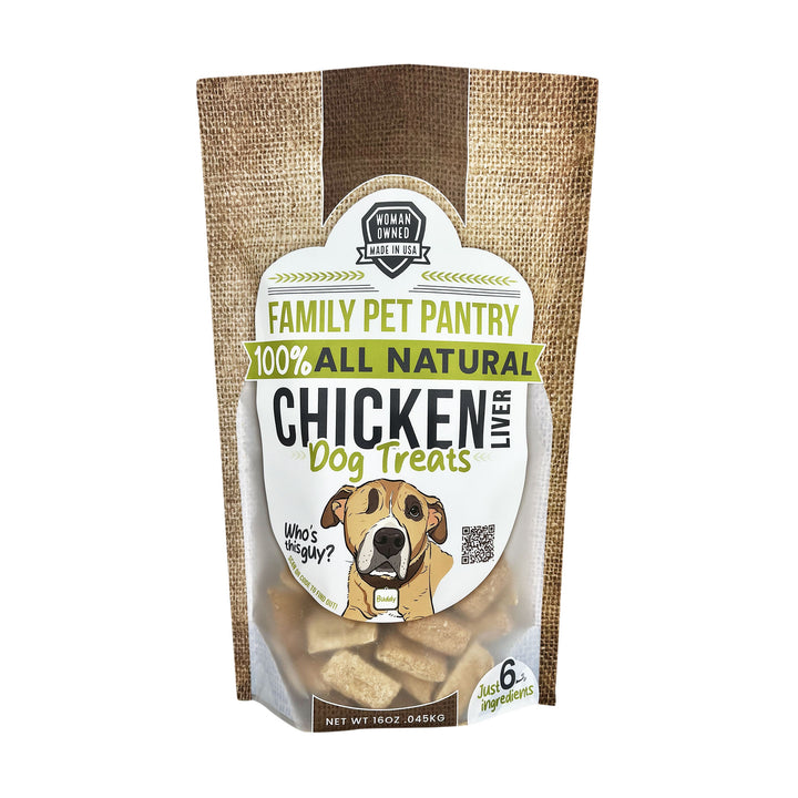 Family Pet Pantry Chicken Liver Dog Treats - Rectangles