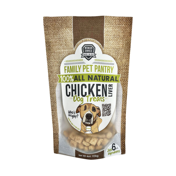 Family Pet Pantry Chicken Liver Dog Treats - Squares